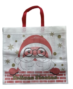 Bolsa De Tela 45x40 Papá Noel