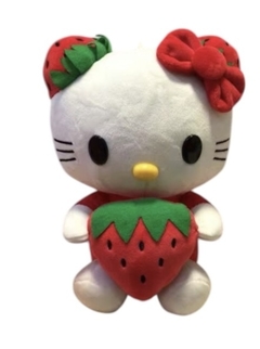 Peluche Kitty Con Frutilla 22cm