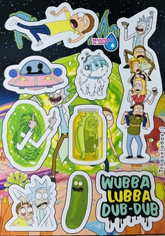 Stickers Autoadhesivos Rick & Morty