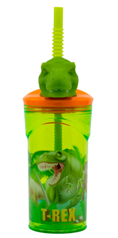 Vaso 3D C/ Figurín Dinosaurio