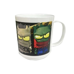 Taza Plástica C/ Licencia Zombies