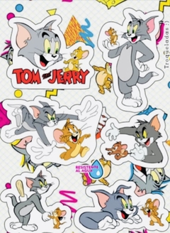 Stickers Autoadhesivos Tom & Jerry