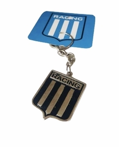 Llavero Niquelado Racing Club - comprar online