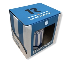 Taza De Plástico C/ Caja De Regalo Racing Club