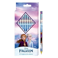 Lapices Color x 12 Unidades En Caja C/ Licencia Frozen - comprar online