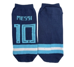 Medias Soquete Messi (10) Azul