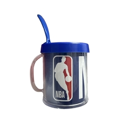 Taza De Plástico C/ Cucharita NBA