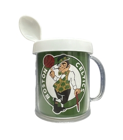 Taza De Plástico C/ Cucharita Boston Celtics