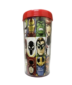 Vaso De Plástico Marvel Personajes