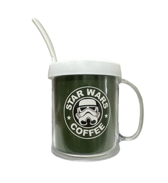 Taza de Plástico C/ Cucharita Star Wars Coffee