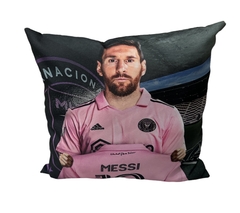 Almohadon 35x35 Inter Miami Messi C/ Camiseta