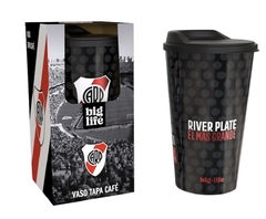 Vaso Café C/ Tapa 20oz C/ Licencia C/ Caja River Plate