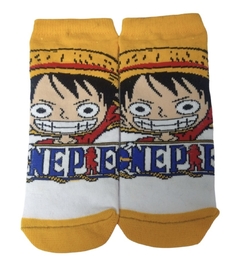 Medias Soquete One Piece Amarillo