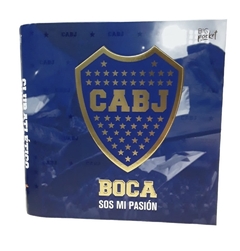 Carpeta 3 Anillas C/ Licencia Boca Juniors