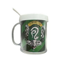 Taza de Plástico C/ Cucharita Slytherin