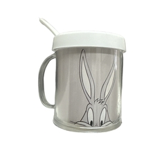 Taza De Plástico C/ Cucharita Bugs Bunny