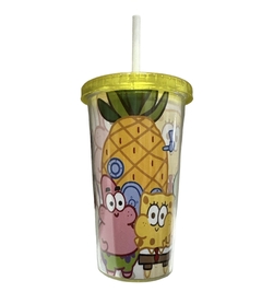 Vaso Cancún C/ Sorbete Bob Esponja & Amigoe Ananá - comprar online