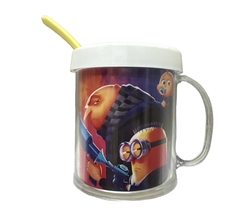 Taza de Plástico C/ Cucharita Mi Villano Favorito 4