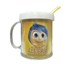 Taza de Plástico C/ Cucharita Intensamente2 Alegría