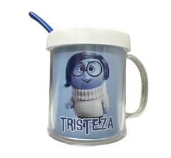 Taza de Plástico C/ Cucharita Intensamente2 Tristeza