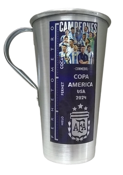 Jarro C/ Manija Gran Alemán AFA Copa America USA Campeón 2024 Azul