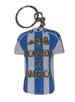 Llavero 3D Camiseta Argentina Bicampeón De América