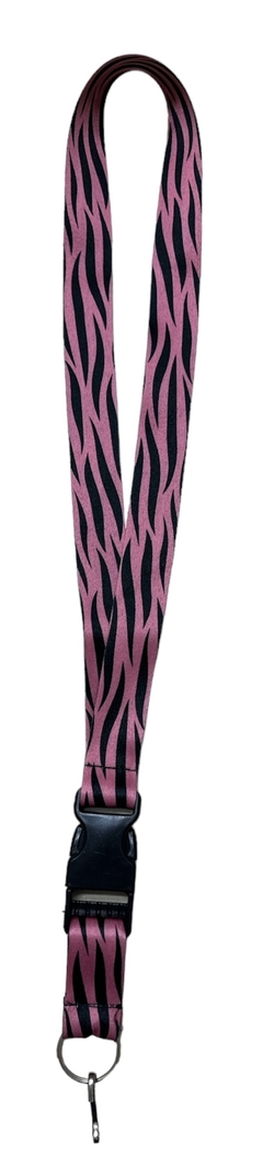 Llavero Colgante Animal Print Rosa