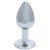 Plug Anal de Metal com Pedra - Transparente - comprar online