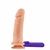 Pênis Dildo com Ventosa e Vibrador Externo 15,5 x 4,5 cm