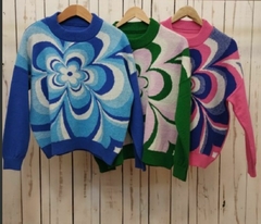 SWEATER FLOR HILADO IMPORTADO