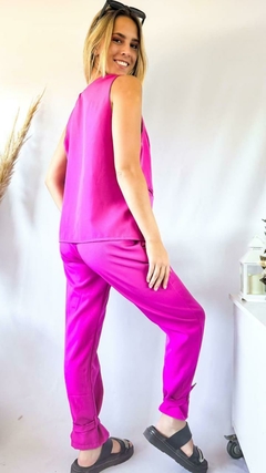 PANTALON SASTRERO CON PUÑO - comprar online