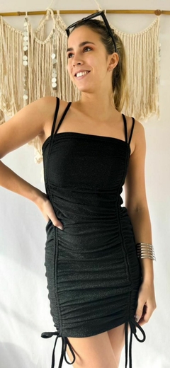 VESTIDO DE LUREX CON TIRAS en internet