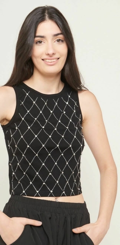 TOP CON STRASS IMPORTADO - comprar online