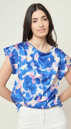 BLUSA ESTAMPADA SEDA