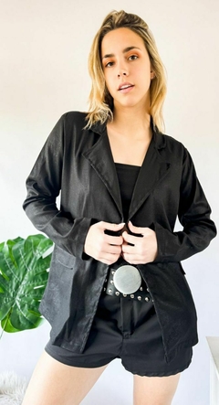 Imagen de BLAZER LINO CON BRILLOS