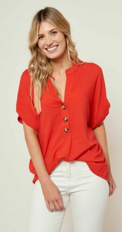 BLUSA SEMIL LINO CON BOTONES - comprar online