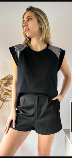 BLUSA CON BRILLOS - VOKU