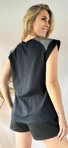 BLUSA CON BRILLOS - tienda online