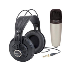 Pack micrófono + auriculares / SAMSON - comprar online