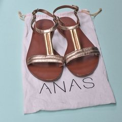 sandália prata e ouro|Anas - loja online