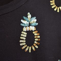 blusa abacaxis paetês| H&M na internet