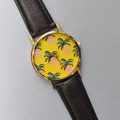 relógio de abacaxis preto | COISAS DA DIXIE - comprar online