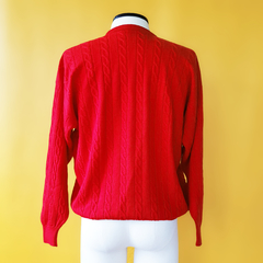 Suéter vermelho - Amo Muito