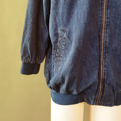 Jaqueta jeans patchs - loja online