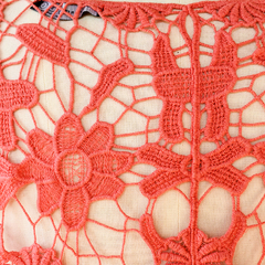 Blusa de crochê coral - comprar online