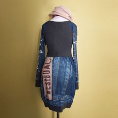 Vestido estampado | DESIGUAL - comprar online