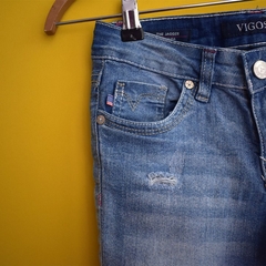 bermuda jeans bordada | VIGOSS na internet