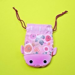 bolsa japonesa peixe rosa | COISAS DA DIXIE - Amo Muito