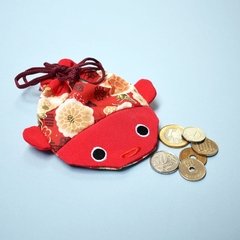 bolsa japonesa peixe vermelho | COISAS DA DIXIE - comprar online