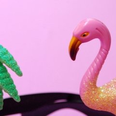 Óculos flamingo tropical | COISAS DA DIXIE - Amo Muito